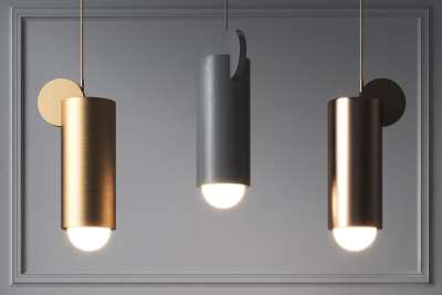 现代吊灯3D模型下载